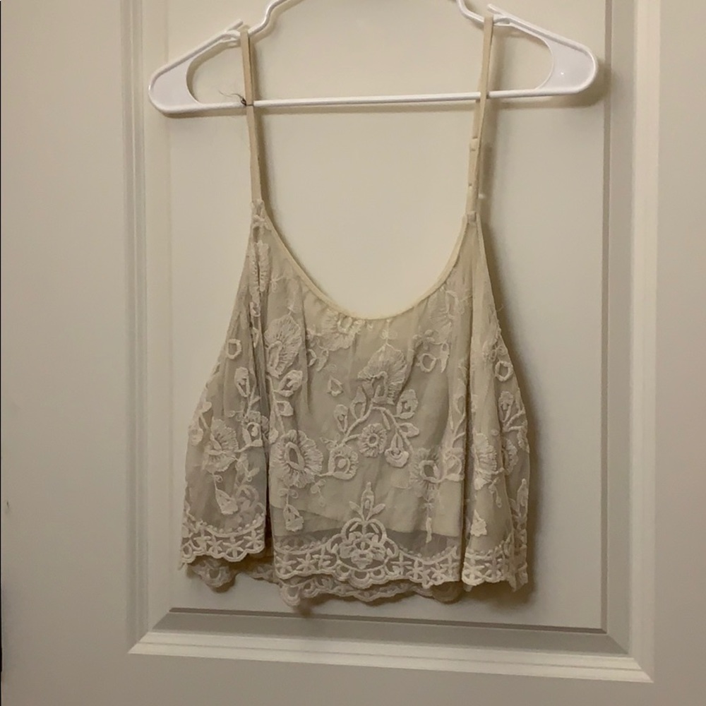Lace crop top